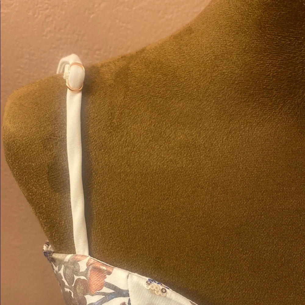 NOOKIE Floral White and Purple Women's Dress - Picture 3 of 8